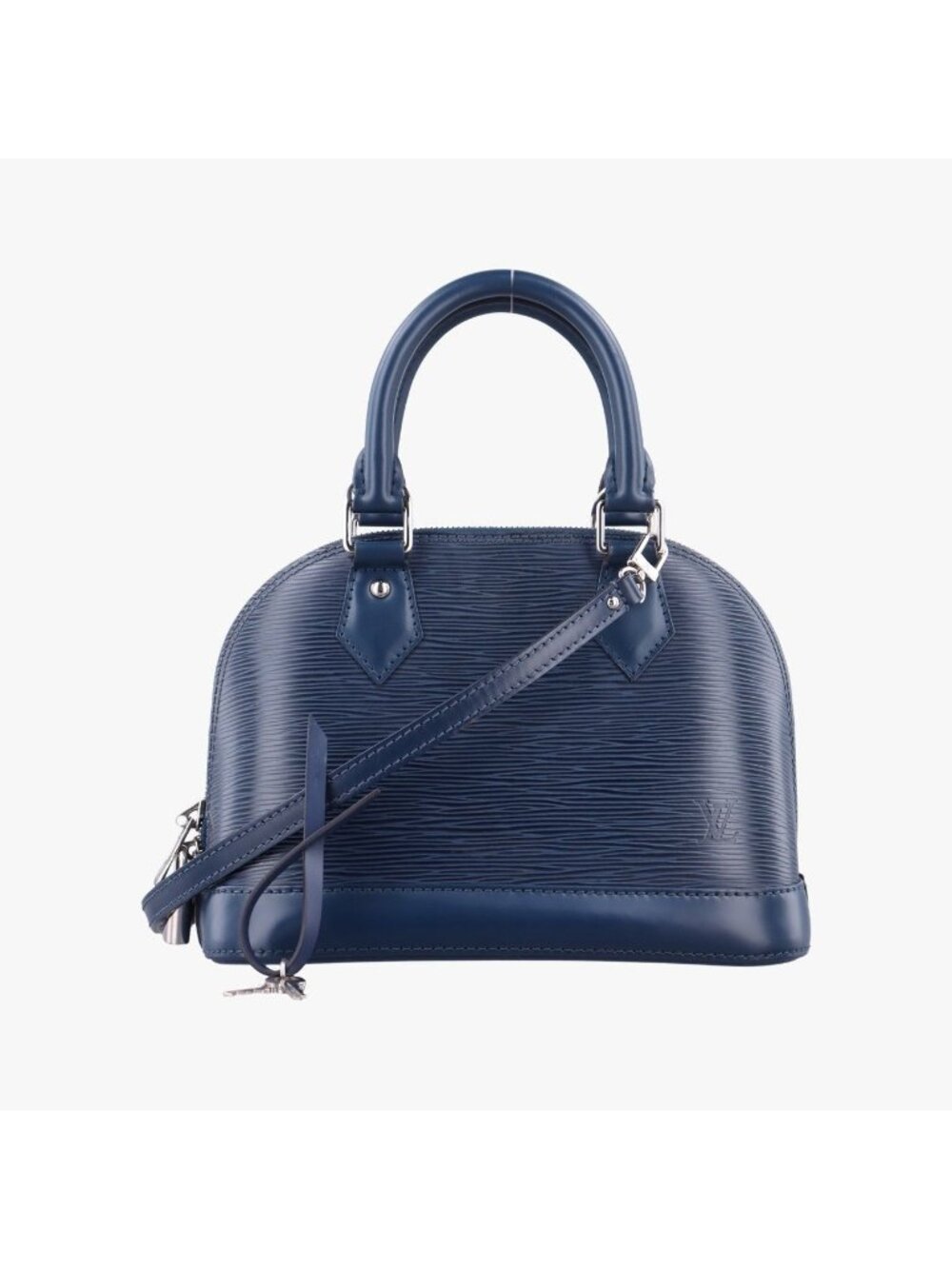 Louis Vuitton Alma BB Navy Epi Handbag